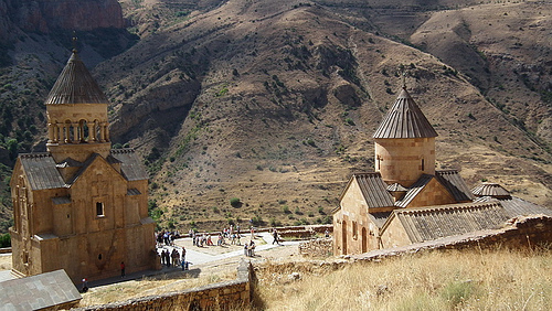 El monasterio de Noravank en Armenia