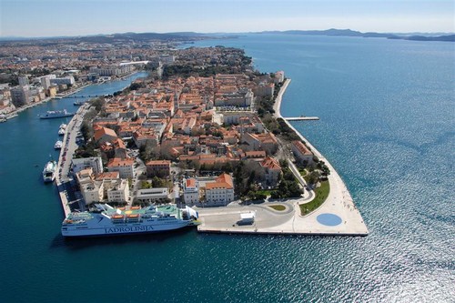 La hermosa Zadar, en la Dalmacia septentrional